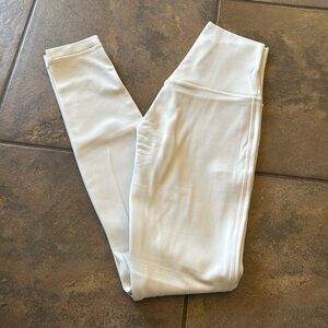 White opal high waisted align lululemon leggings